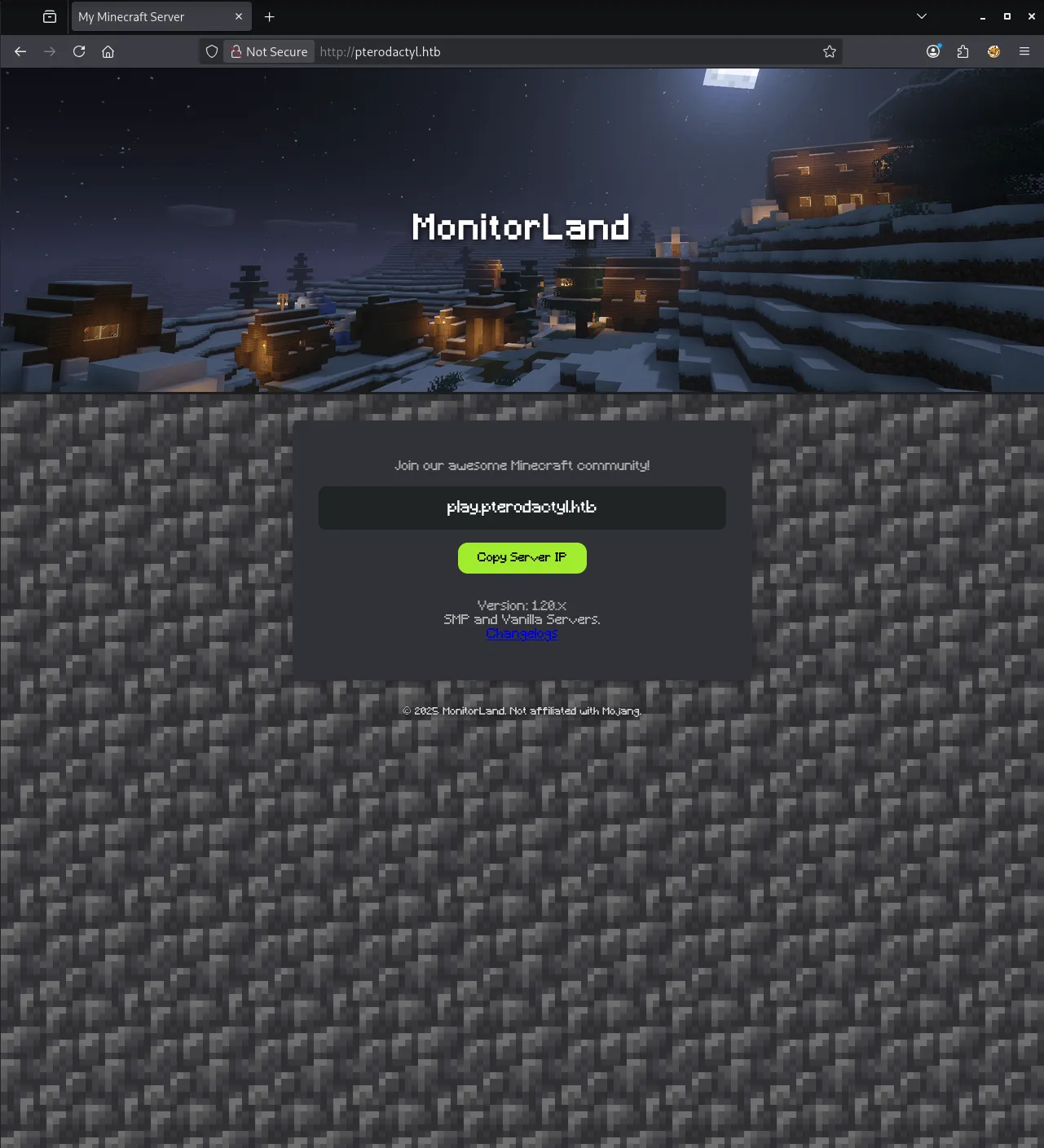 pterodactyl_home_page