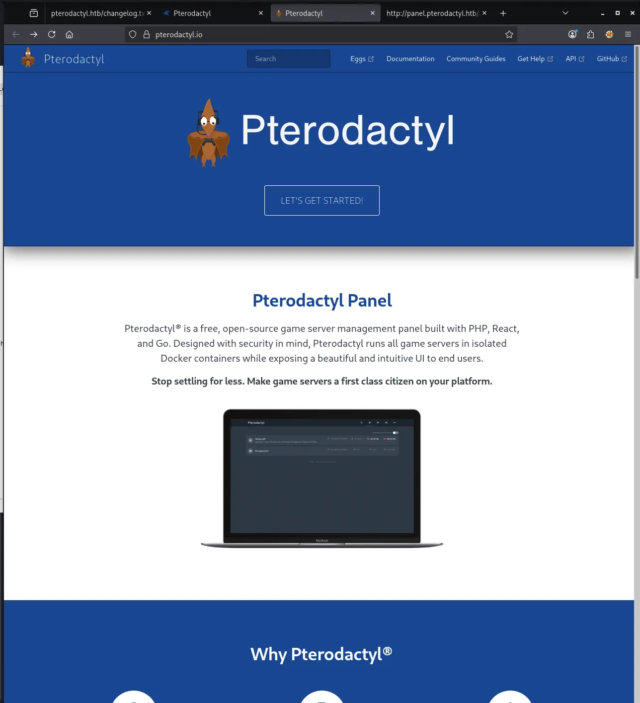 pterodactyl_homepage